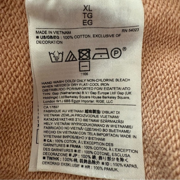 Banana Republic Women's Dusty Rose Embroidered Sweatshirt - Picture 6 of 6